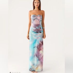 Peppermayo Isle Escape Mesh Maxi Dress